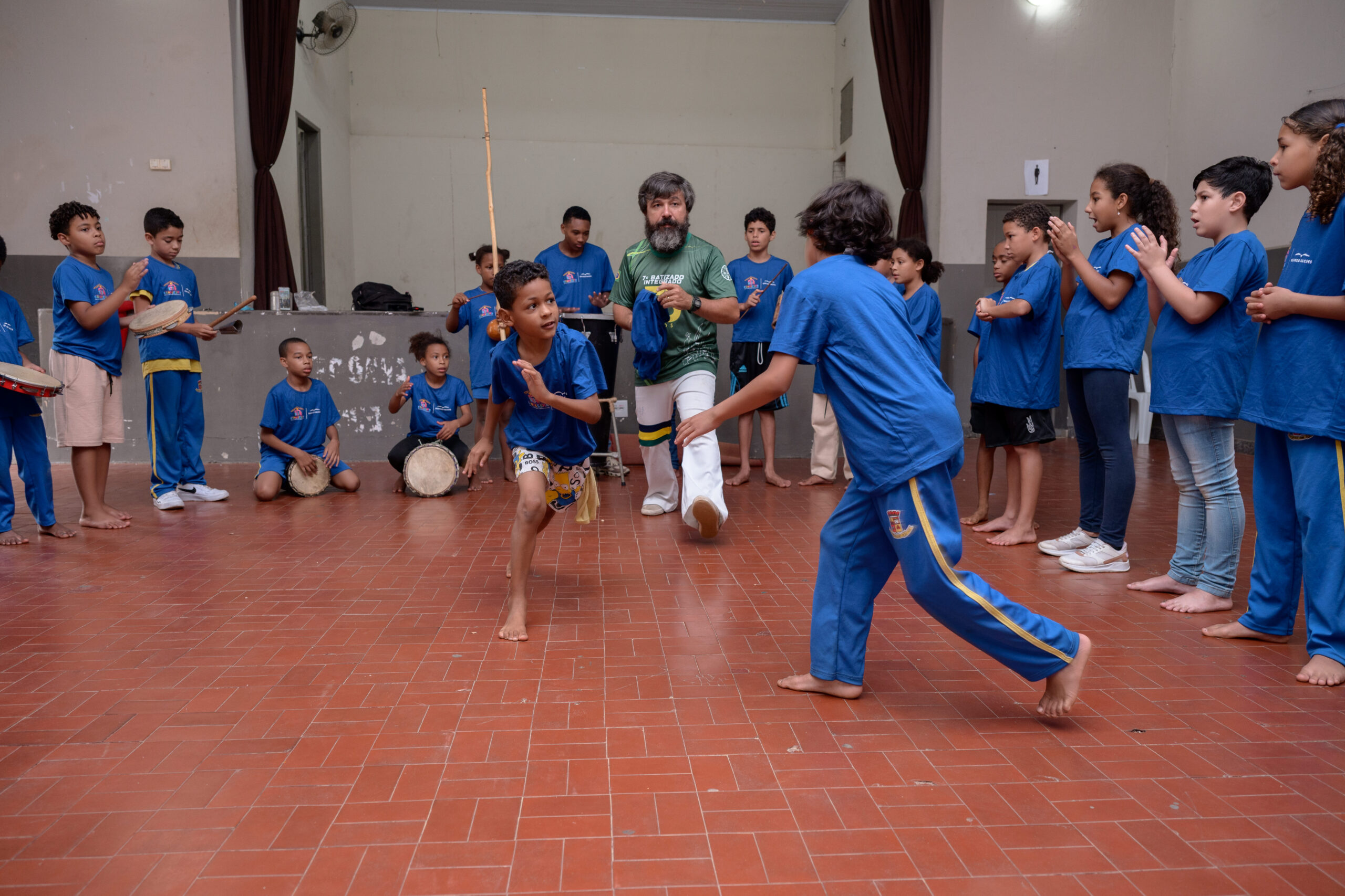 aula de capoeira