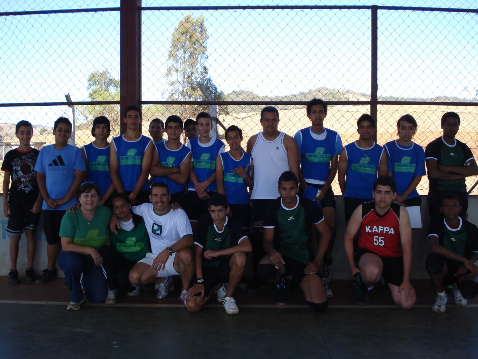 turma de futebol CONDECOMA