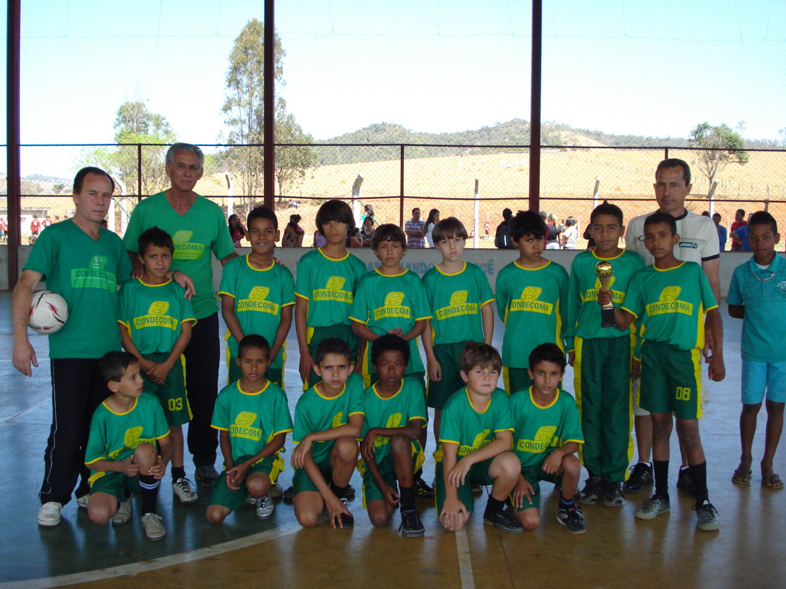 turma de futebol CONDECOMA